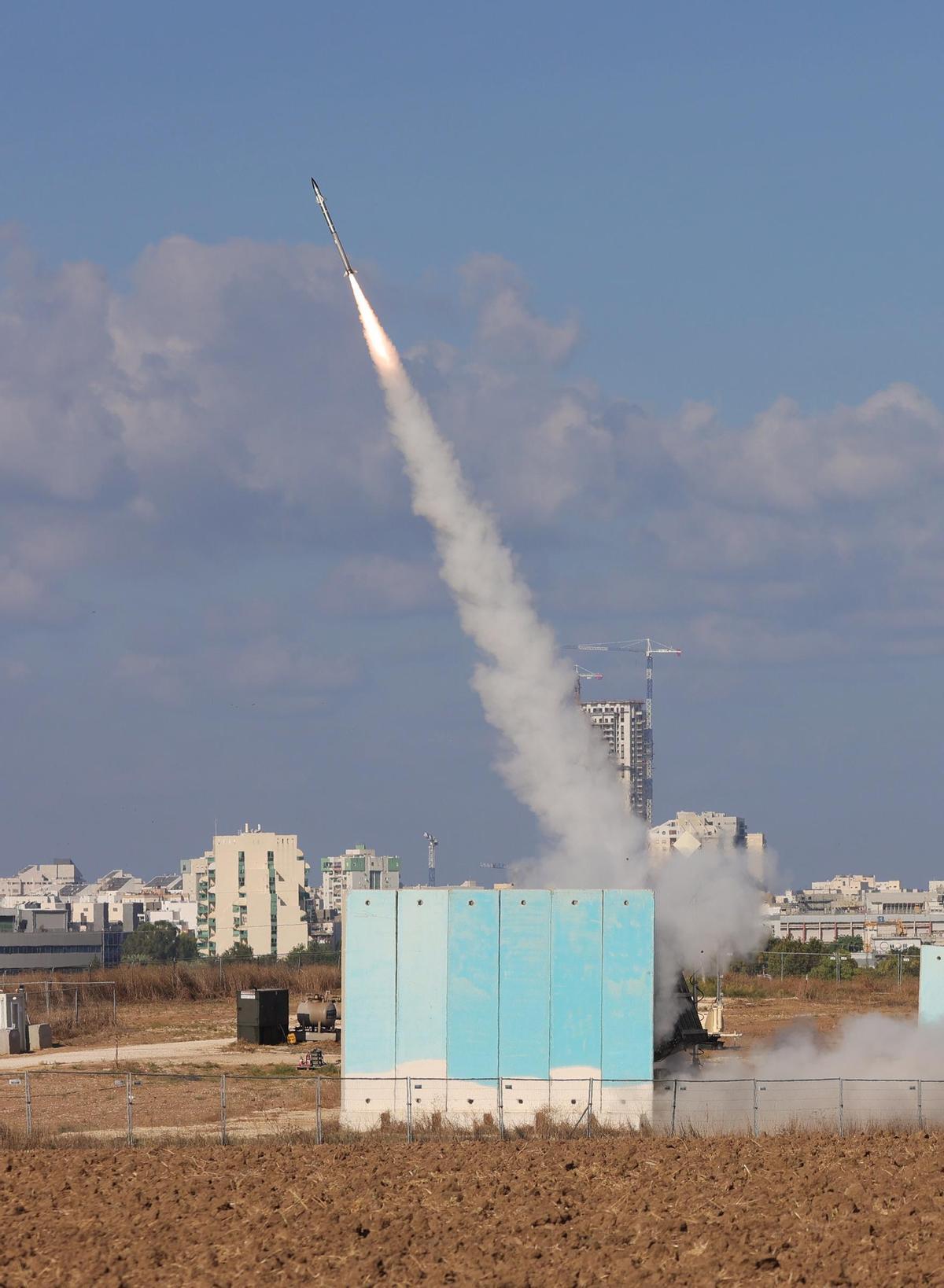 Ataque desde Gaza a Israel.
