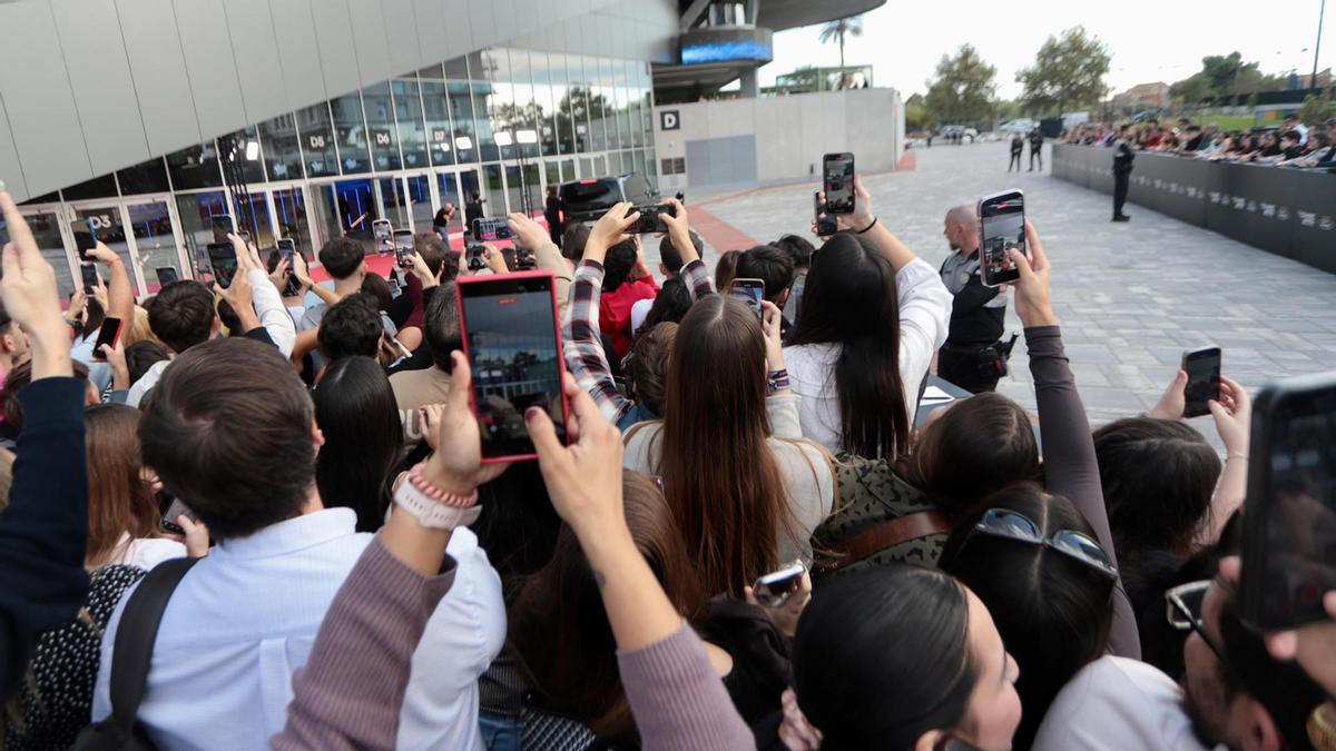 La alfombra roja de los 40 Music Awards en el Roig Arena de Valencia