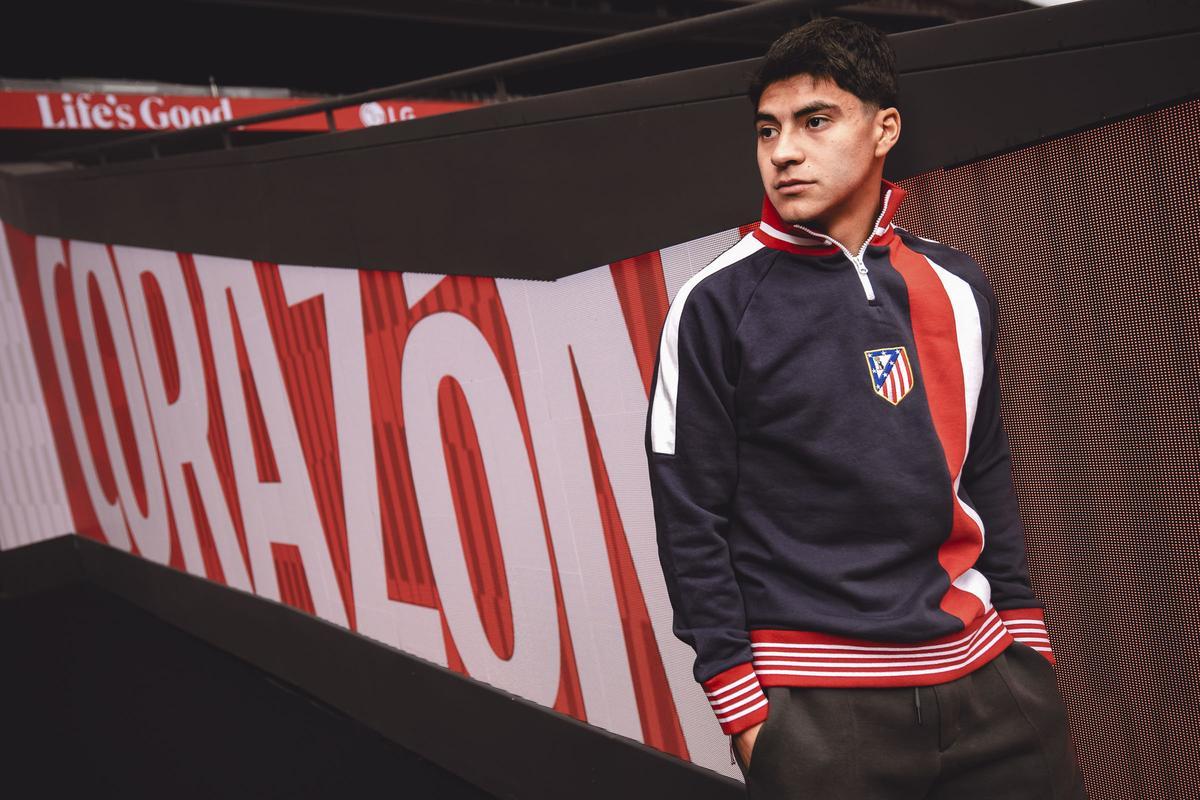 Obed Vargas, presentado en el Atlético de Madrid