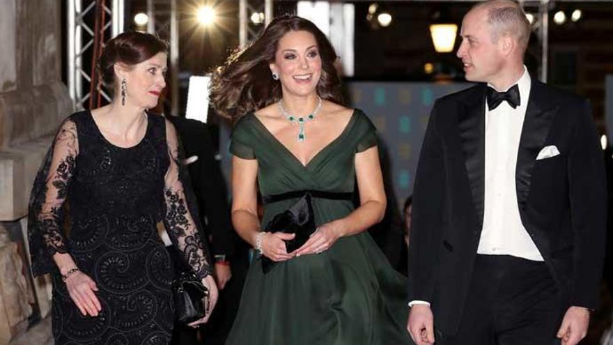 Kate Middleton acudió de verde a los Bafta.