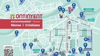 Ontinyent habilita 3000 aparcamientos gratuitos en los accesos durante las fiestas