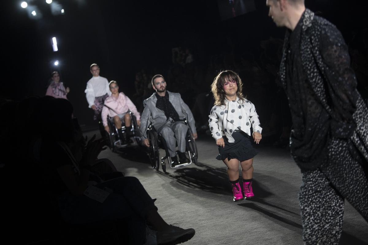 Las personas con discapacidad reivindicaron hace un año en la 080 sus ganas de ir a la moda.