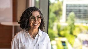 Adriana Rubio, consejera delegada de Roche Diagnostics España, en la sede de Sant Cugat del Vallès.