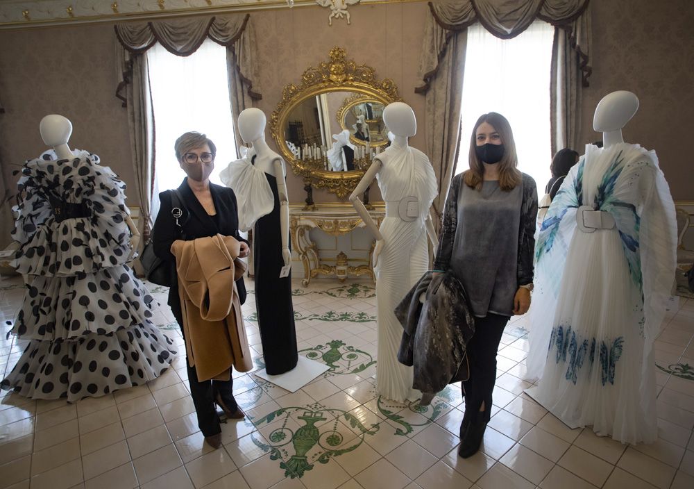 Inauguración de la exposición "La moda y su significado", en el Palacio del Cervelló.