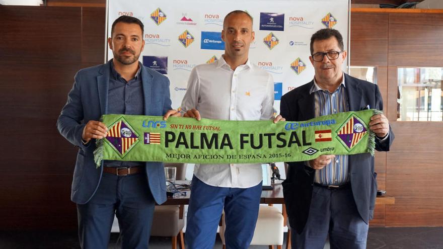 Vadillo se ve &quot;preparado&quot; para liderar el nuevo proyecto del Palma Futsal