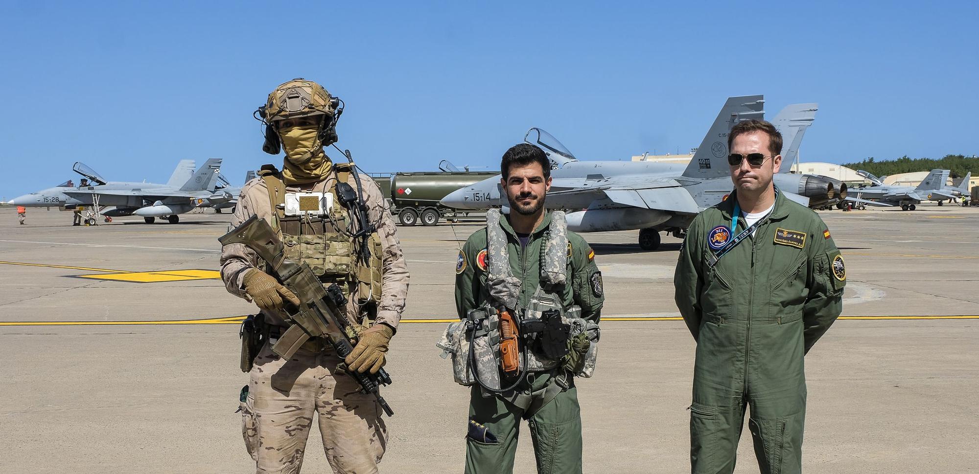 Ejercicio militares 'Sirio 2022' en la base aérea de Gando