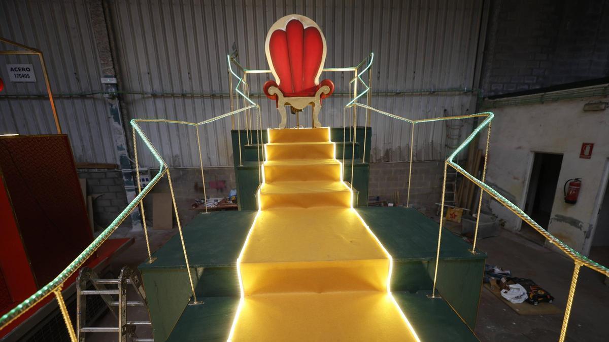 Una de las carrozas de la Cabalgata