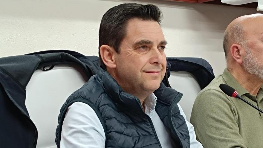 El portavoz del PSPV de Ontinyent, José Antonio Martínez, en un pleno.