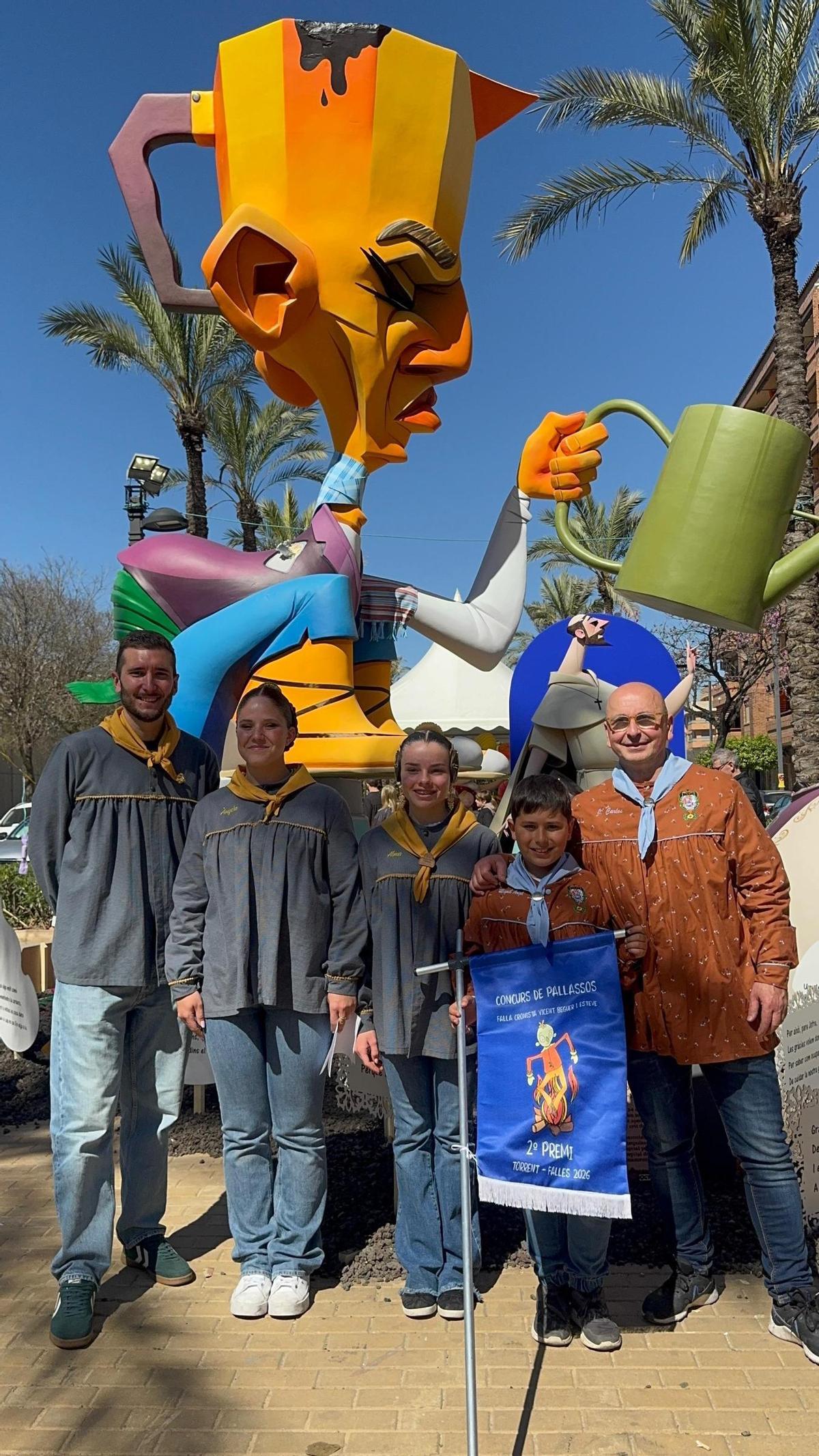 La falla Sant Valerià recoge el galardón.