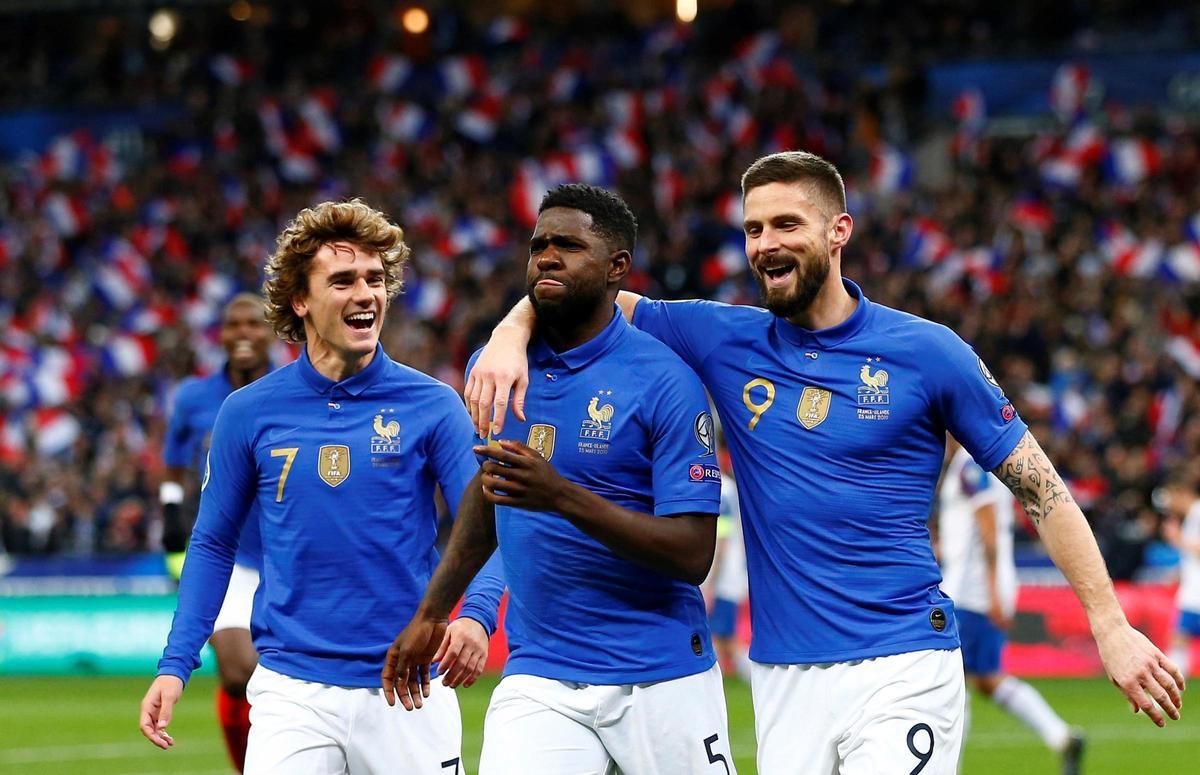 Umtiti, durante el Mundial