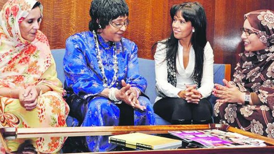 Cristina del Valle y Winnie Mandela