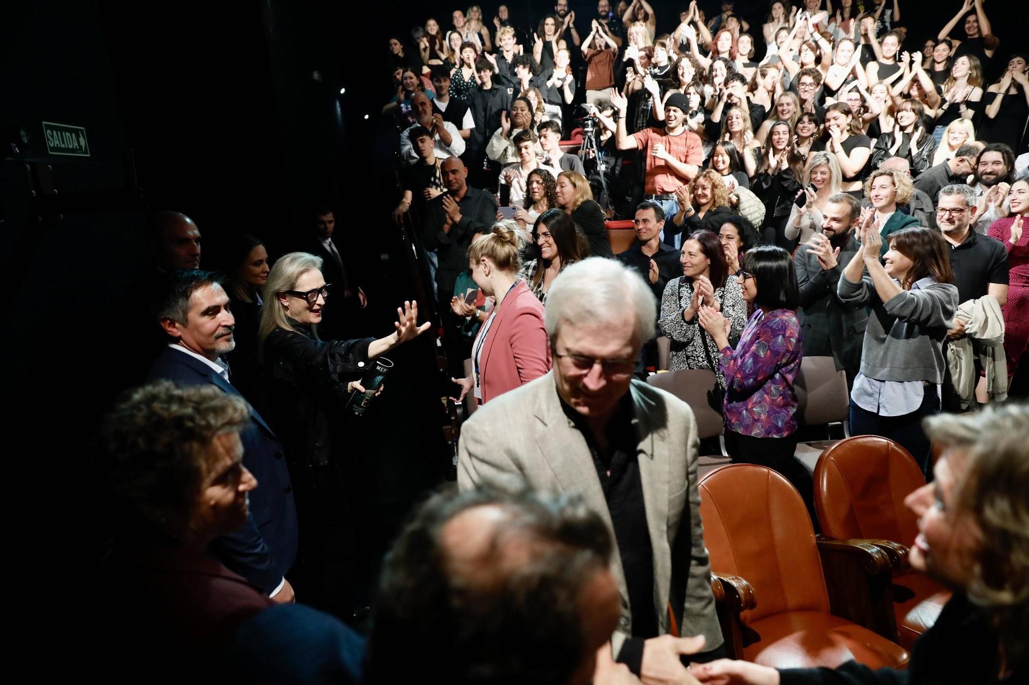 EN IMÁGENES: Así fue el acto de Meryl Streep en la Laboral