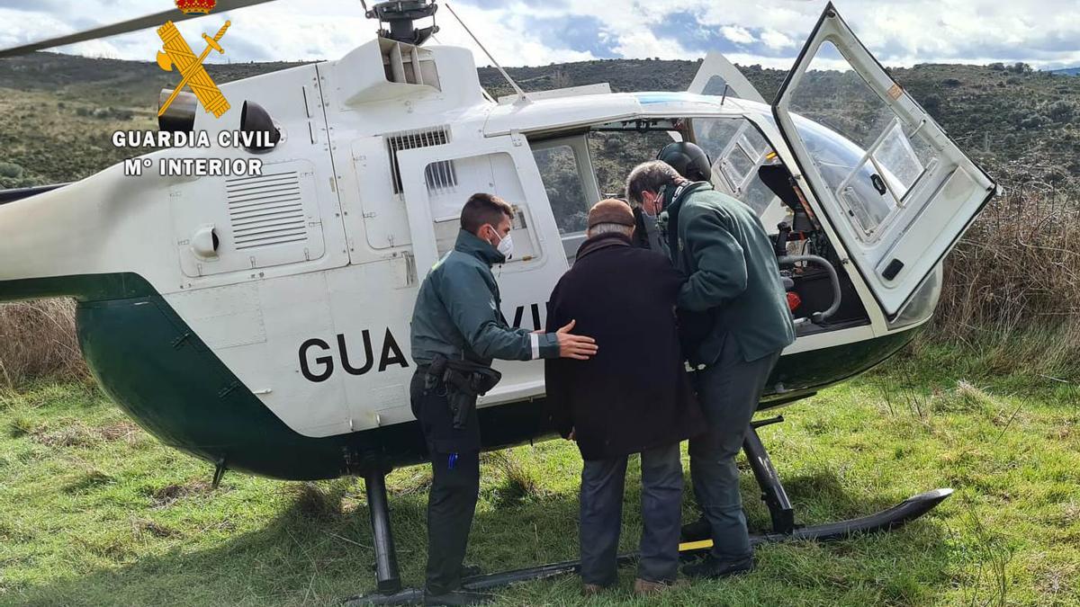 Rescate de un hombre en Villalcampo