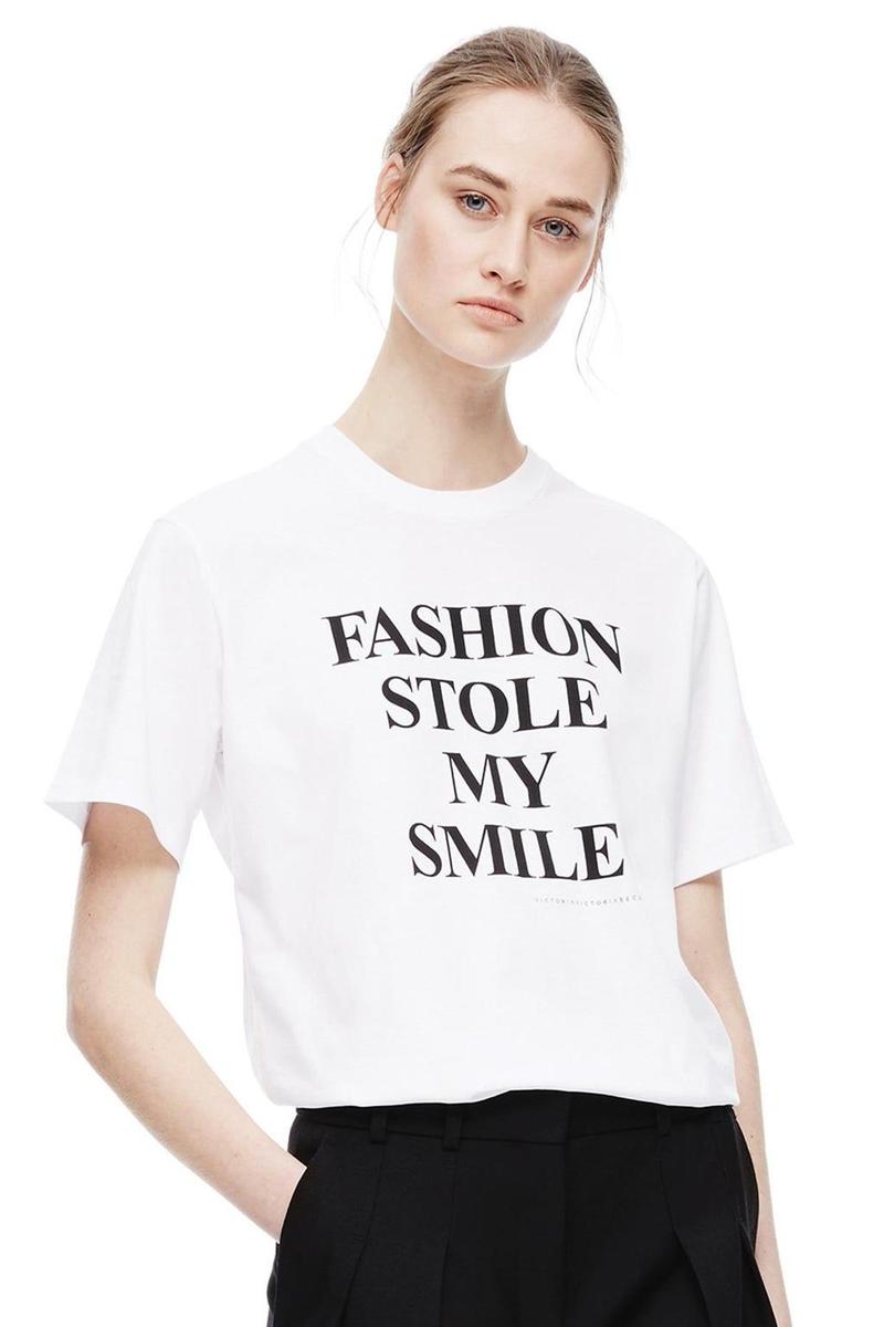 La camiseta &quot;Fashion stole my smile&quot;