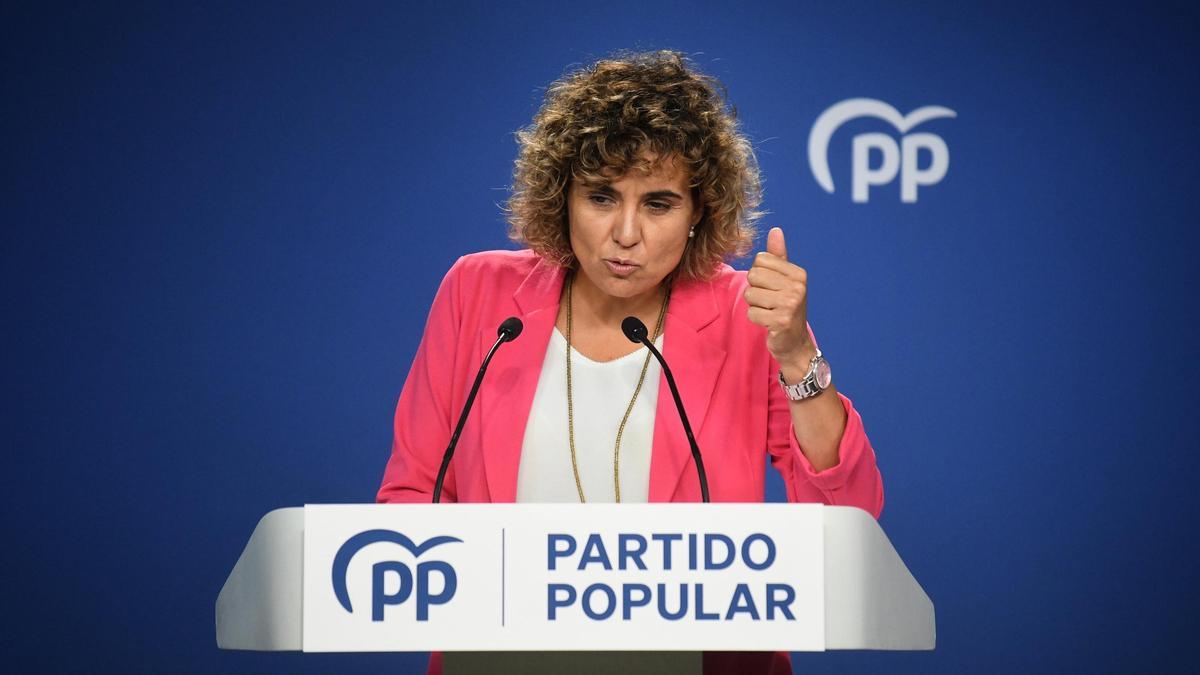 La portavoz del PP en el Parlamento Europeo, Dolors Montserrat.