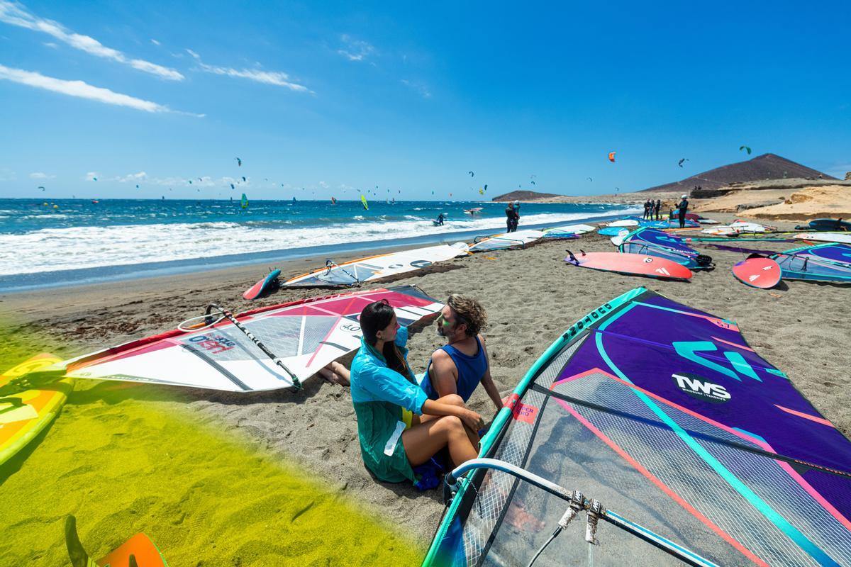Tenerife es, sin duda, uno de los referentes europeos para practicar kitesurf y windsurf
