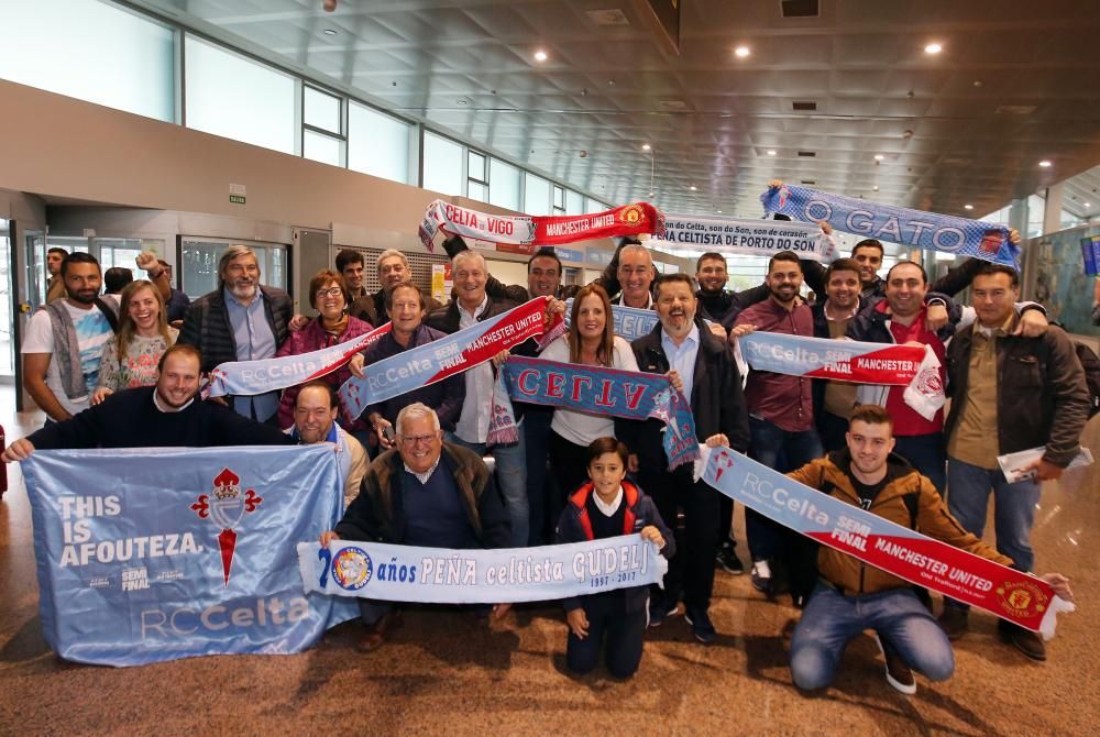 Así salió el Celta hacia Manchester