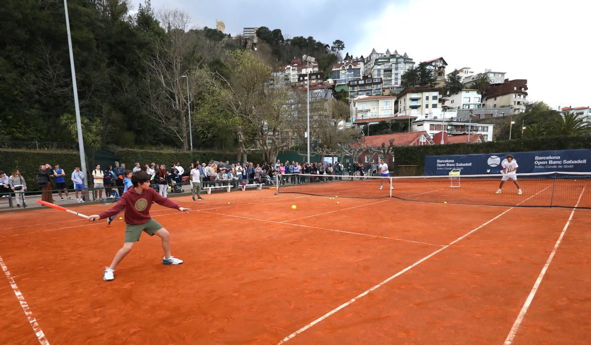 Ferrer participó en un clínic