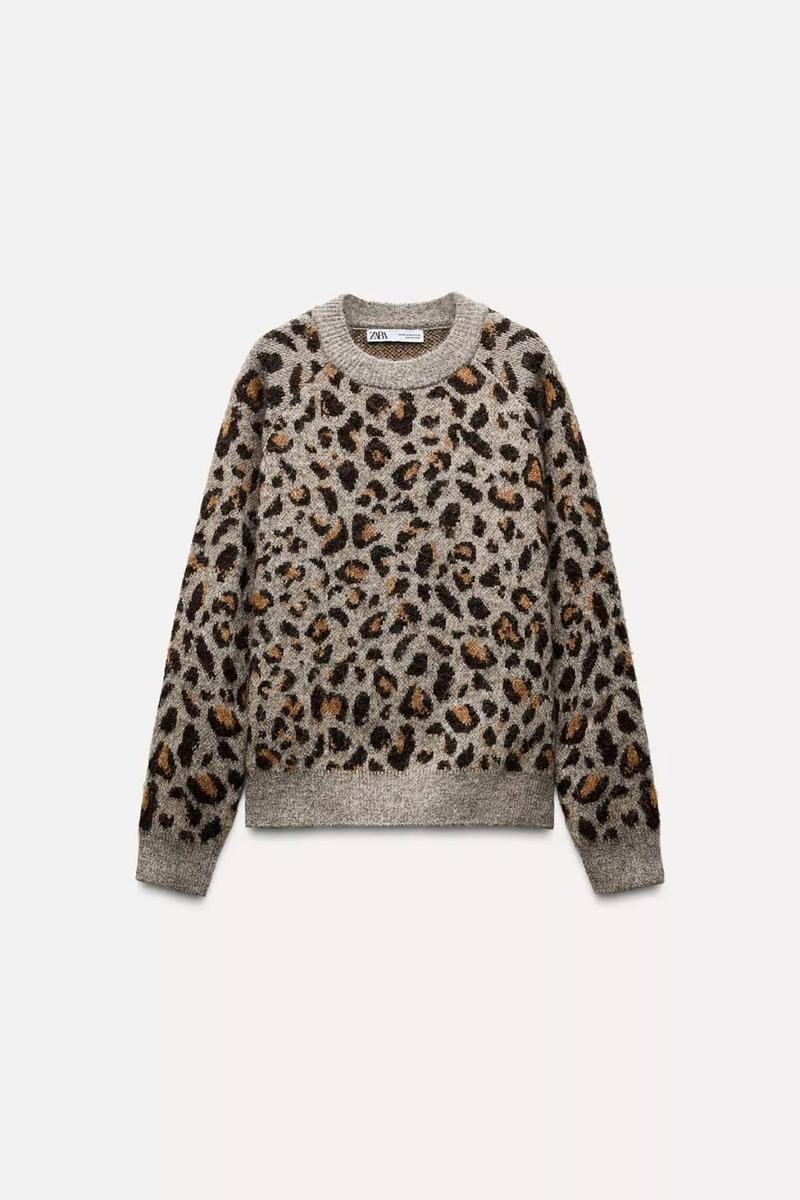 Jersey de estampado leopardo