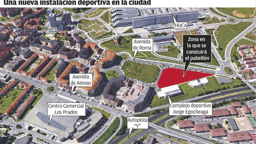 El Ayuntamiento quiere construir un pabellón para ubicar al Oviedo Baloncesto