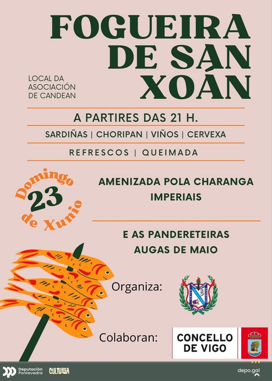 Programas de la fiesta de San Juan en Vigo 2024: Candeán