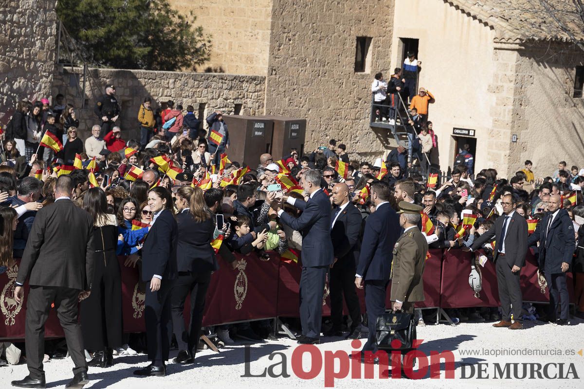 Visita de los reyes de España a Caravaca (explanada de la Basílica)