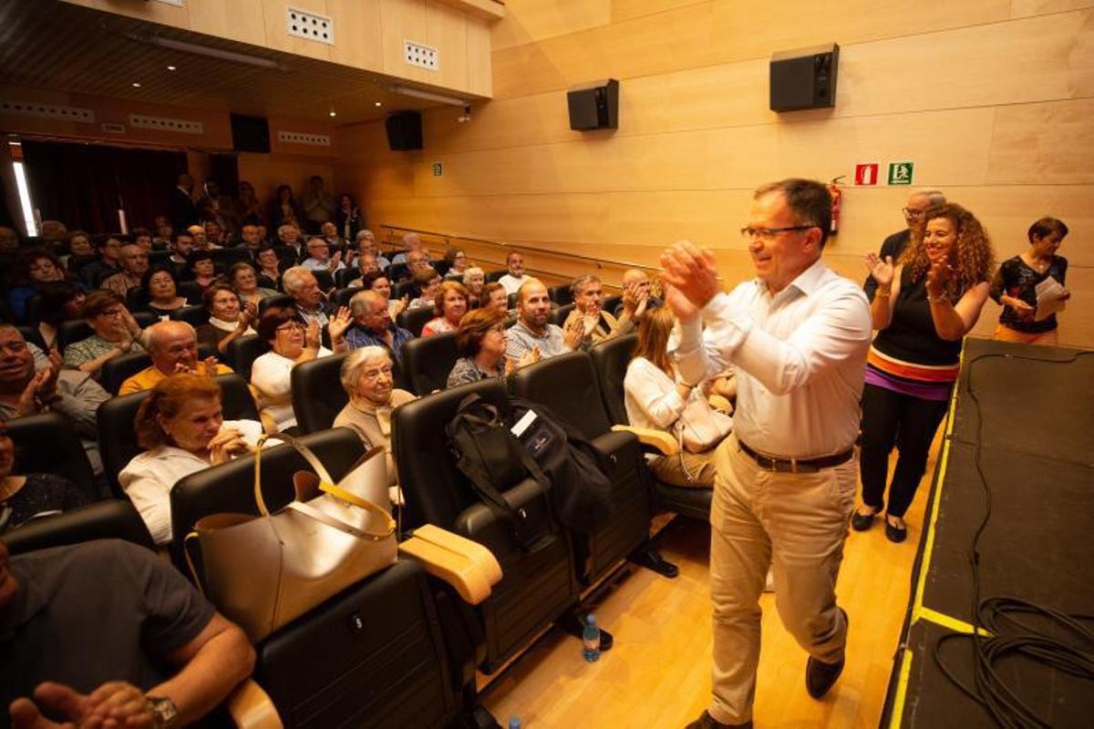 Josep Marí Ribas, en 2019, en un mitin en Can Jeroni. | VICENT MARÍ