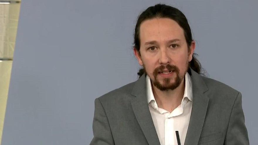 El vicepresidente segundo y ministro de Derechos Sociales, Pablo Iglesias.