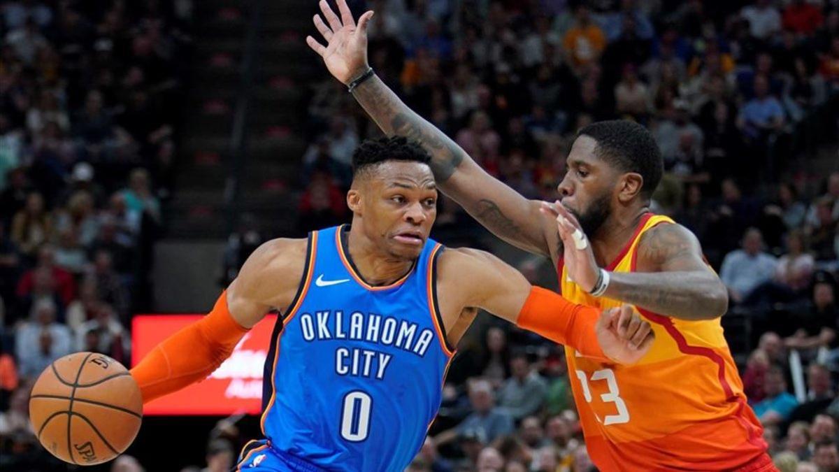 Russell Westbrook , letal en Utah