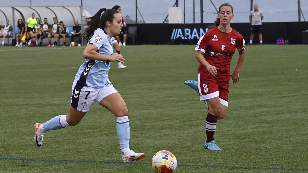 Imagen del partido jugado contra el Bizkerre en la primera vuelta.