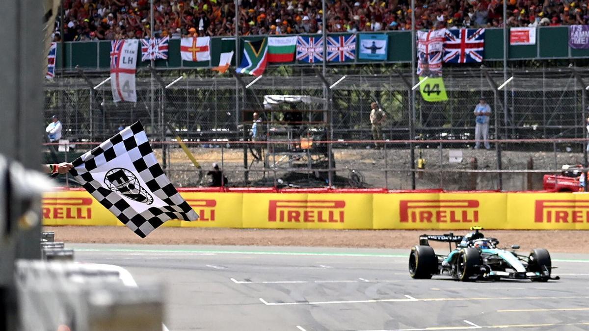 Antonelli se llevó su primera victoria al sprint en Silverstone