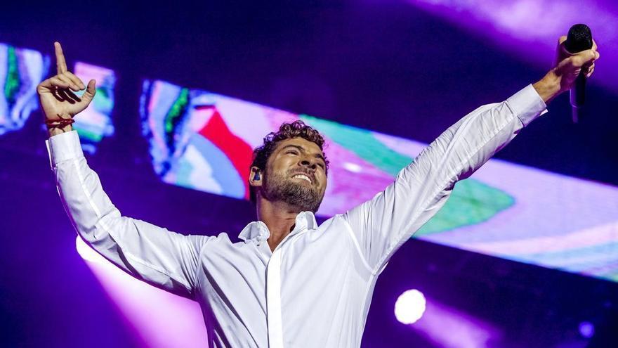 David Bisbal presenta su disco ‘Me siento vivo’ en el Antiguo Aquapark de Calvià