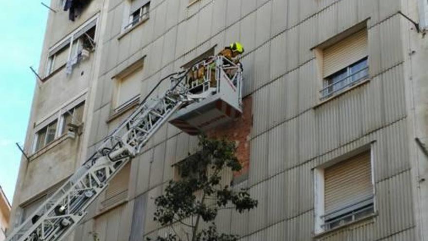 Los bomberos, en Alcoy.