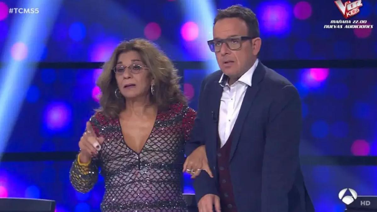 Lolita Flores y Àngel Llàcer en 'Tu cara me suena'