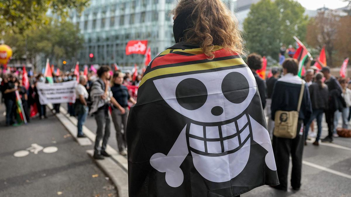 One Piece la bandera que se convierte en un símbolo de lucha en las revueltas de la Generación Z