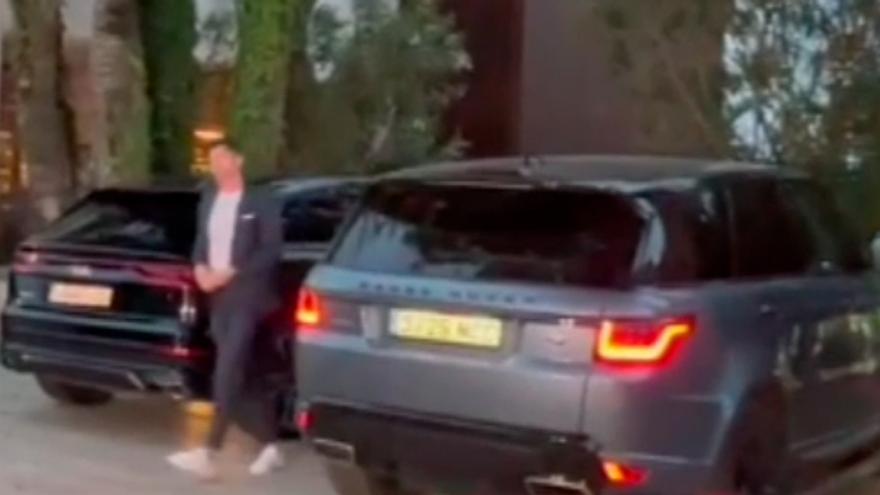 Lewandowski, uno de los últimos en llegar a la cena del FC Barcelona