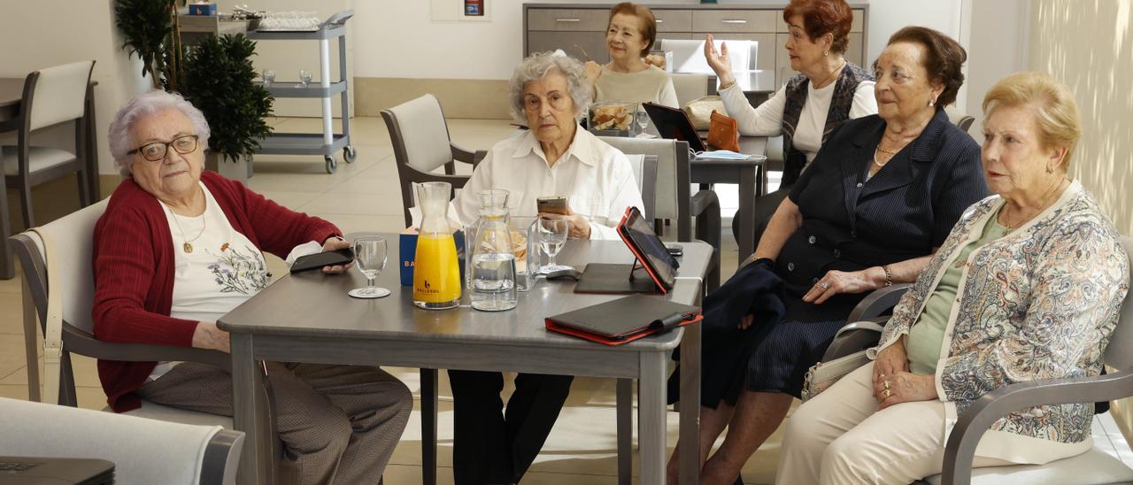 Mayores, en una residencia de Vigo.