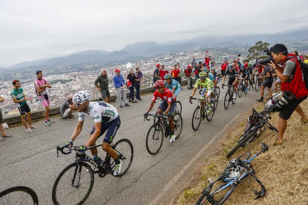 Vuelta Ciclista España, subida al Naranco