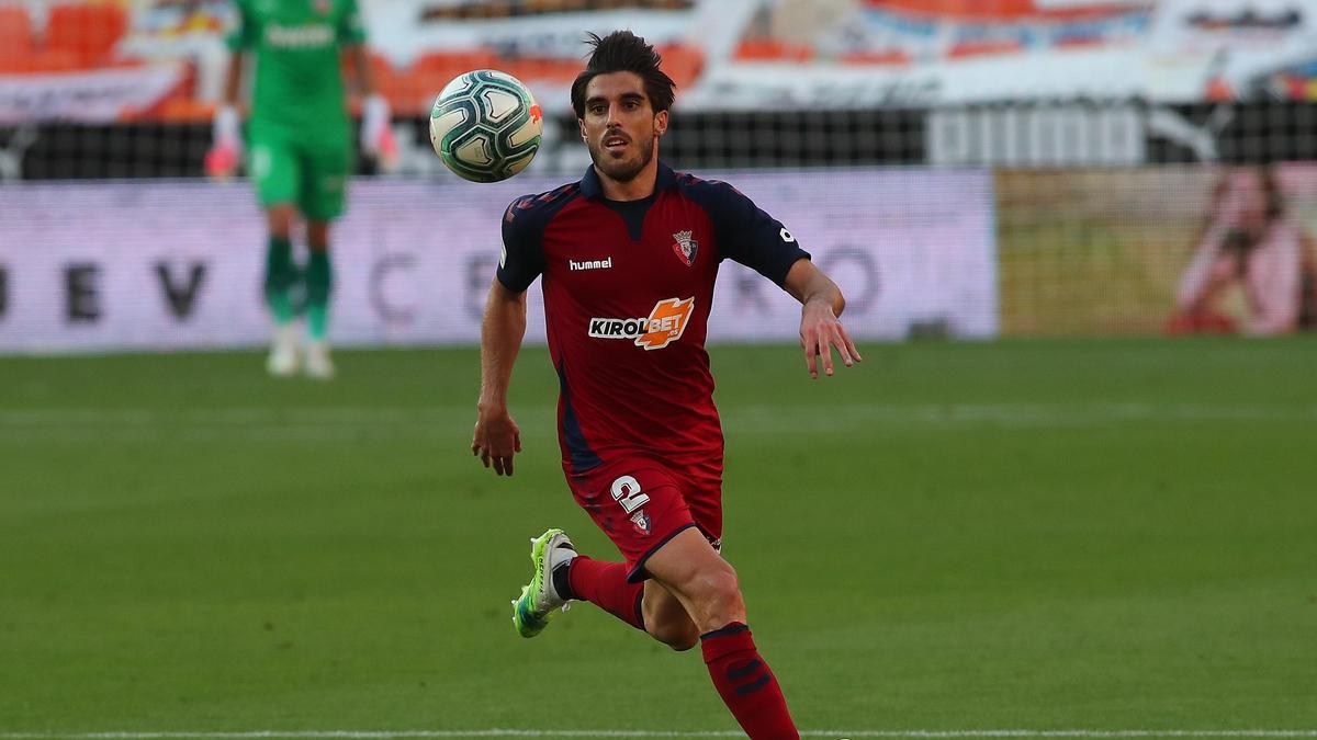 El futbolista campellero de Osasuna, Nacho Vidal