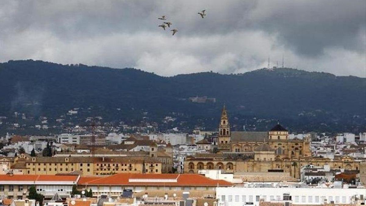 Cielos nubosos sobre Córdoba