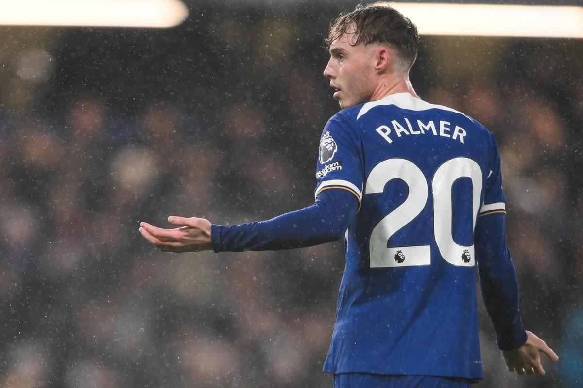Cole Palmer, en acción con el Chelsea