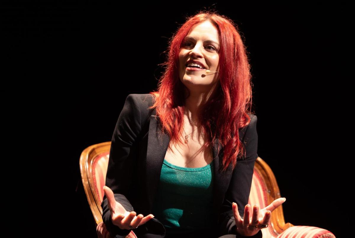 La astronauta Sara García.