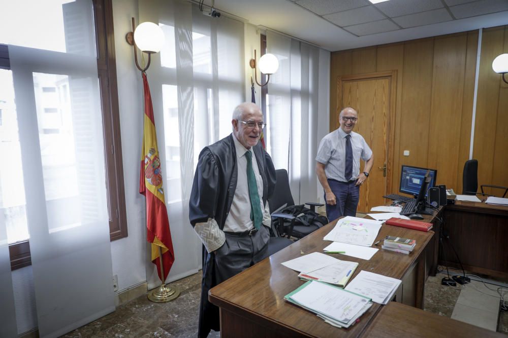El juez Eduardo Calderón pide a  su último acusado que “no reincida”