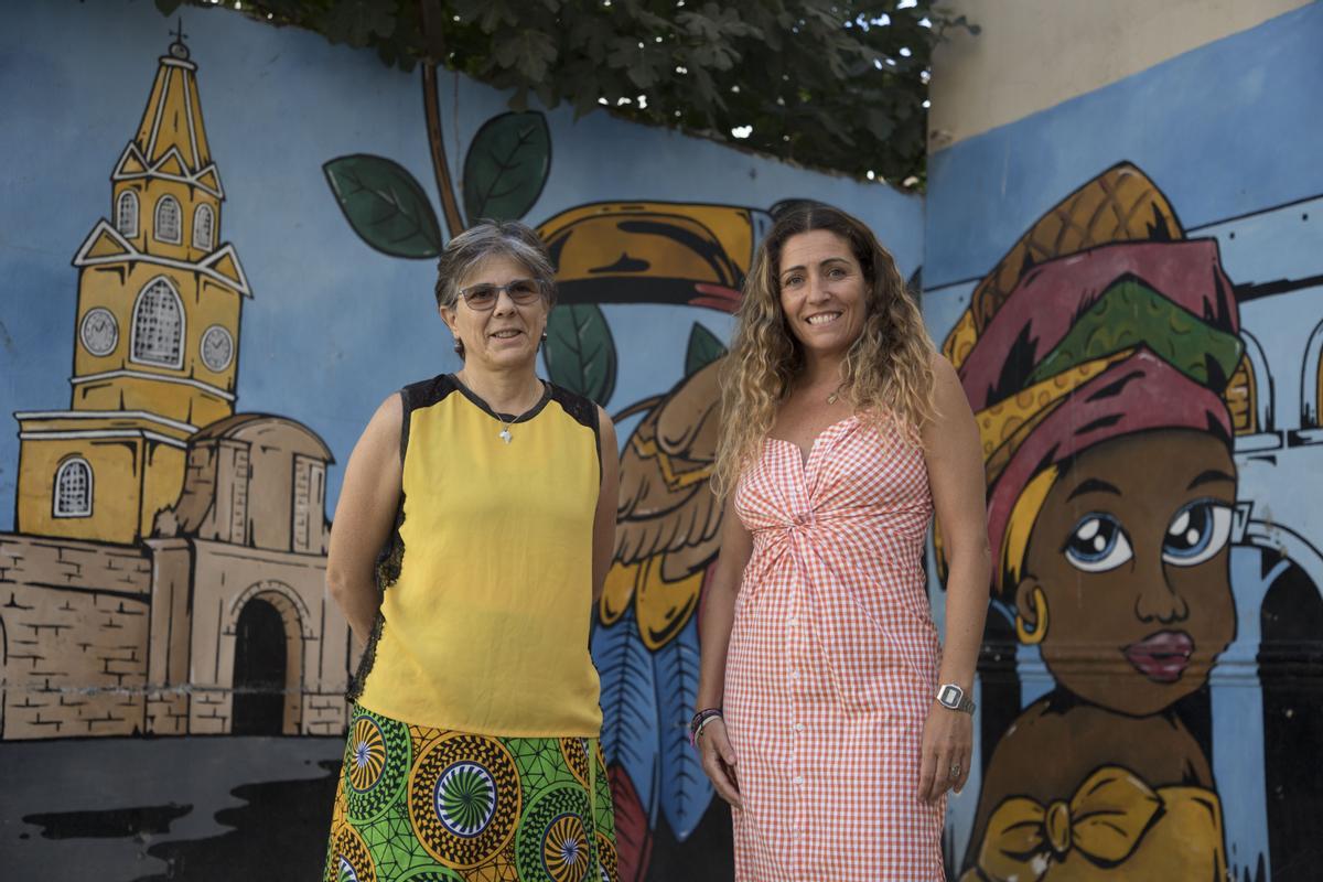 Cristina Ramón y Llanos Rodríguez, de la Coordinadora Valenciana de ONGD