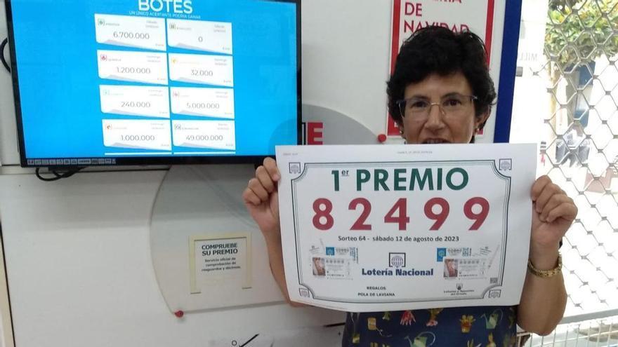 Laviana sigue en racha y reparte su cuarto primer premio de la lotería nacional en un año