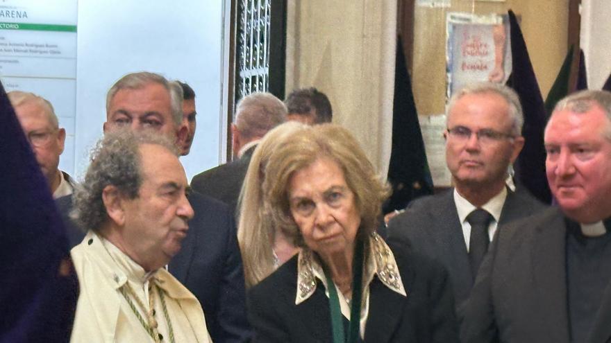 Vídeo | La reina Sofía con Paco Vélez, José Antonio Fernández Cabrero, José Luis Sanz y Patricia del Pozo