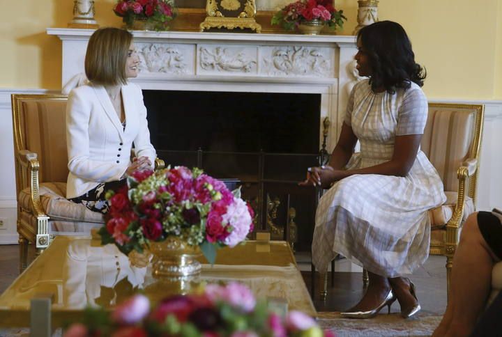 Obama recibe a los Reyes en la Casa Blanca