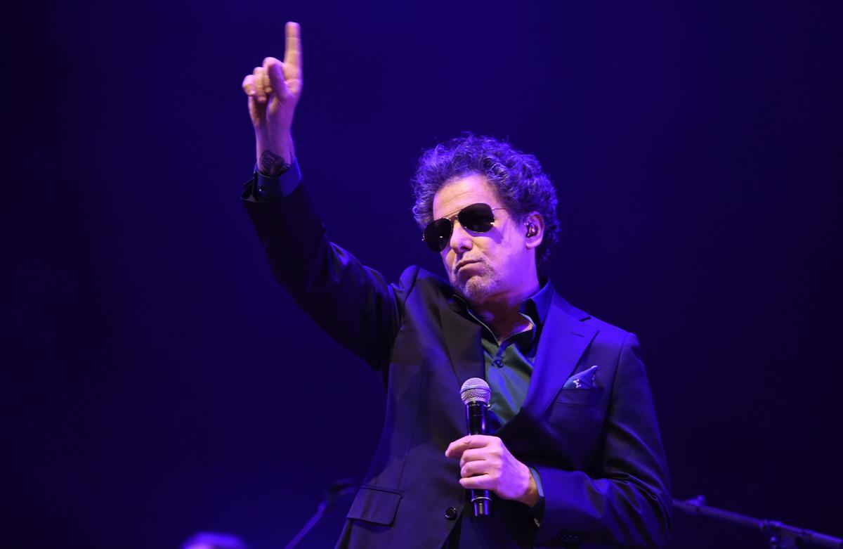 Andrés Calamaro, en el WiZink Center de Madrid. 