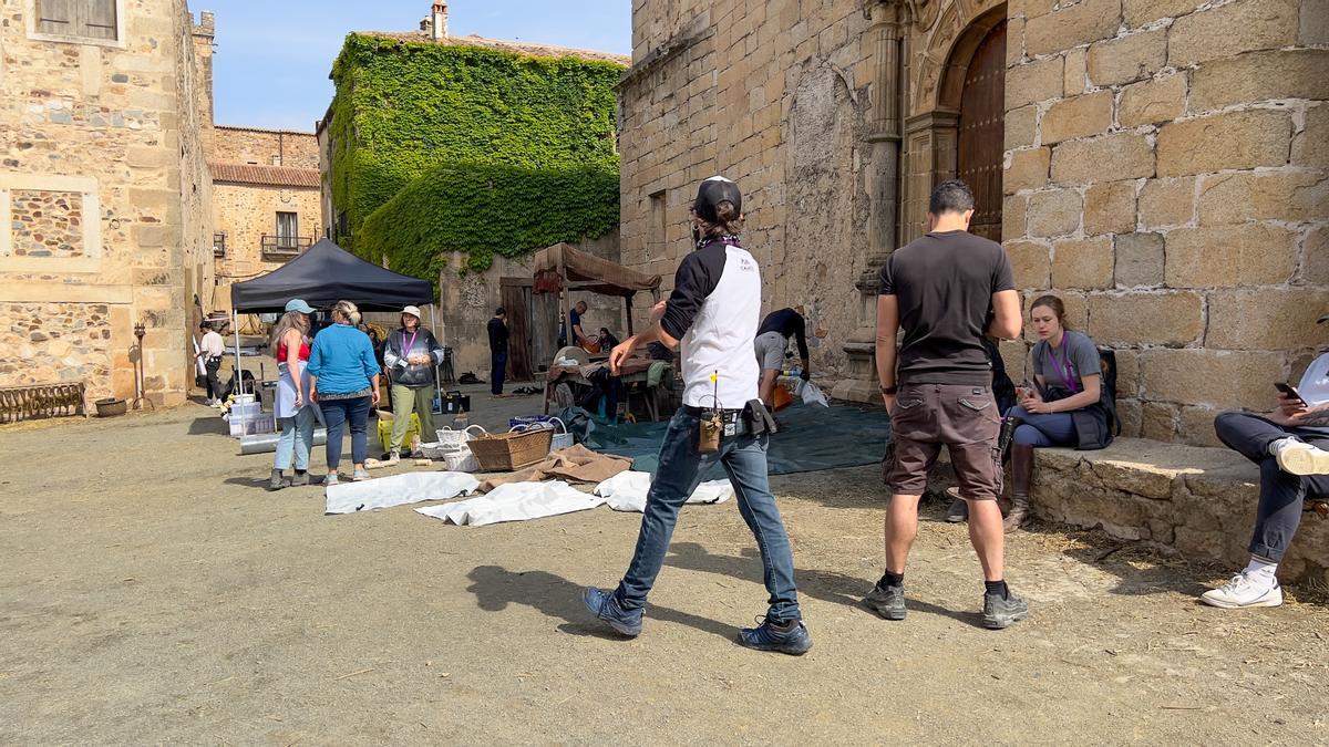 Fotogalería | Así está siendo el rodaje de 'La casa del dragón' en Cáceres