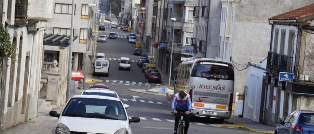 Vista de las calles Soto y Vázquez, afectadas por el proyecto de gasificación. // Bernabé/Javier Lalín